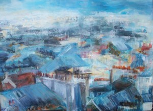 Elisabeth Calmes | Le jeu de toits a Paris