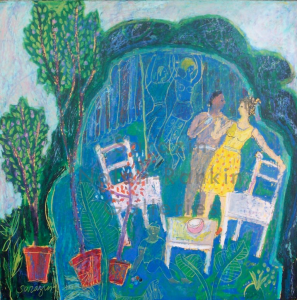 Sarazin NC4061 Eden 50 cm x 50 cm 20 x 20 inches