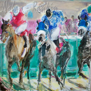 Conchita Conigliano CC5416 chevaux 100cm X 100cm: 39.375 X 39.375