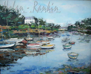 RT5470 Rviere bretonne 40 Figure: 39.375 x 31.875 inches Renée THÉOBALD