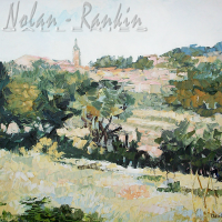 NR5475 Village au dessus des oliviers 30 Figure: 36.25 x 28.75 inches Renée THÉOBALD Nolan-Rankin Galleries - Houston