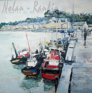 RT5504 Port breton-100cm x 100cm: 39.375 x 30.375 inches Renée THÉOBALD