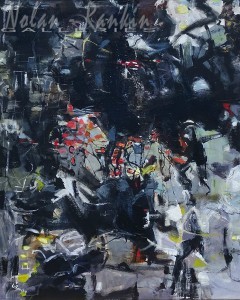 Jabberwocky | NR5240 | 40 Figure: 39.5 x 31.75 in. | Michèle Lellouche | Nolan-Rankin Galleries - Houston