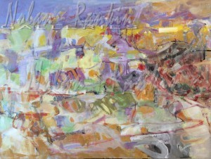 Vue lointaine | NR5360 | 60 figure: 51.25 x 38.25 in. | Michèle Lellouche | Nolan-Rankin Galleries - Houston