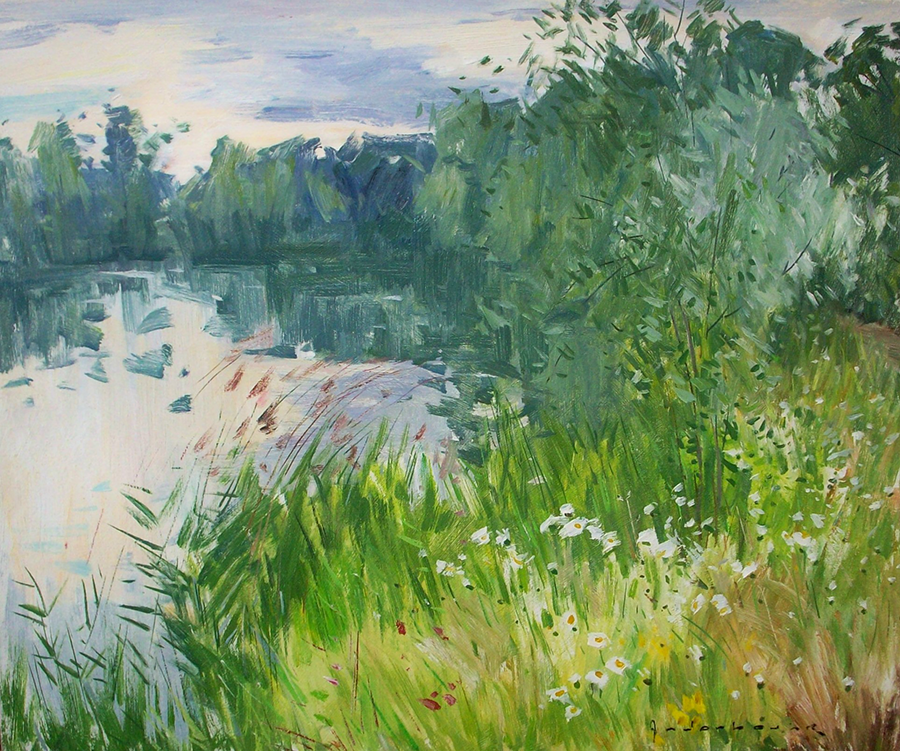 Matin rose du bord du Ruisseau | Paul Jean Anderbouhr | Nolan-Rankin Galleries - Houston