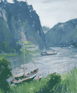 Le Rhin au Rocher de la Loreley | Paul Jean Anderbouhr