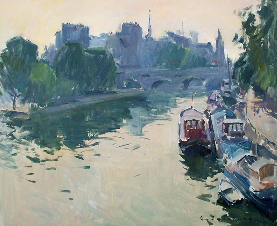 La Seine - Rive Gauche | Paul Jean Anderbouhr | Nolan-Rankin Galleries - Houston