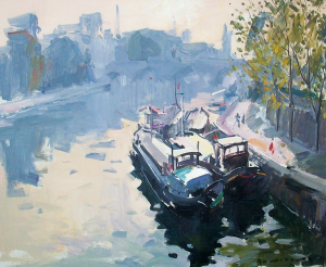 Matin rose vers le Pont Neuf | Paul Jean Anderbouhr