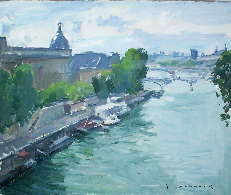 La Seine | Paul Jean Anderbouhr | Nolan-Rankin Galleries - Houston