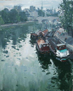 Peniches du Pont des Arts | Paul Jean Anderbouhr