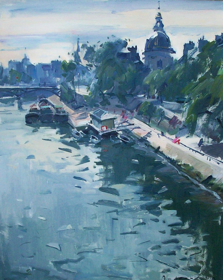 Bord de la Seine et l'Institute | Paul Jean Anderbouhr | Nolan-Rankin Galleries - Houston
