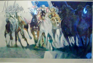 lithograph | Le depart | Paul Ambille