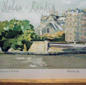 lithograph | Notre Dame | Renee Theobald