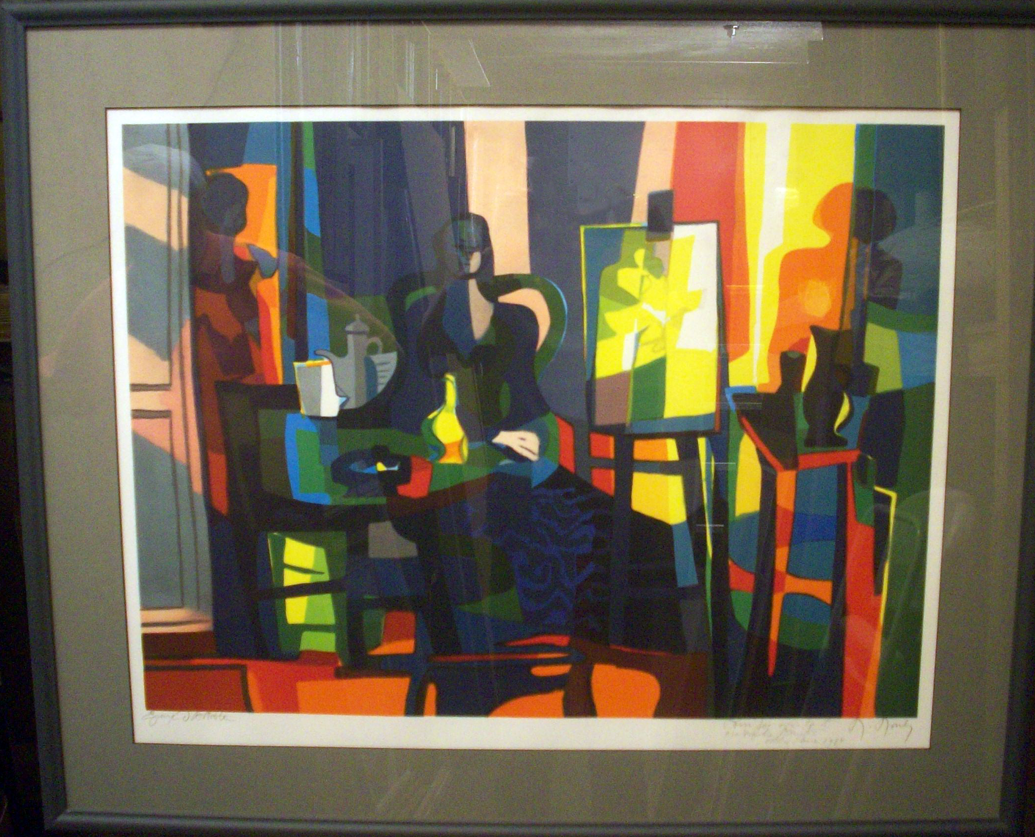 Marcel Mouly Lithograph 1984