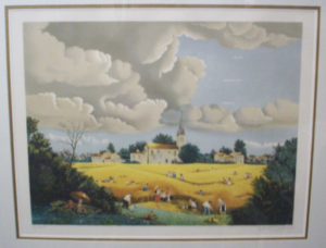 En Automne | Toussaint Lithograph