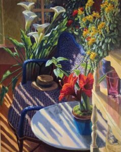 Chapeau by William Michaut, oil on canvas