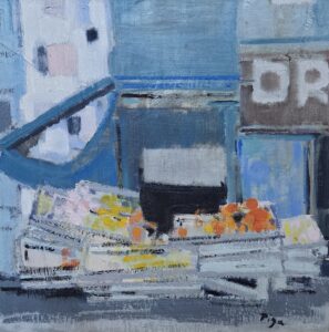 Marché des Fruits by Piga, oil on canvas
