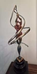 Karuna by LaCasse, bronze sculpture