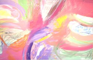 China Lake #43 by Briggs, acrylic on canvas