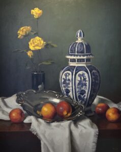 Nature Morte by Gregory Hull, oil on canvas