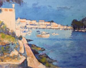 Pornic II by Pierre Neveu, oil on canvas
