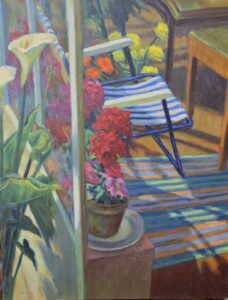 La Chaise by William Michaut, oil on canvas