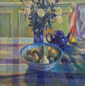 Les Coloquintes by William Michaut, oil on canvas