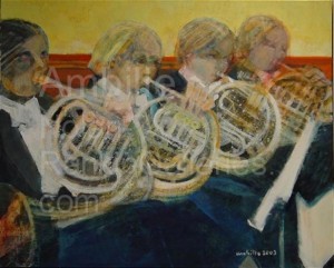 Les Cors NC2600 40 Figure: 39.5" x 31.75" Paul Ambille Oil on Canvas