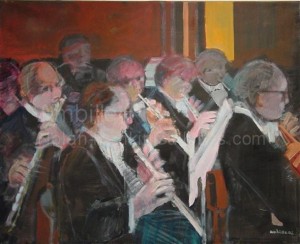 Les Bois NC2619 40 Figure: 39.5" x 31.75" Paul Ambille Oil on Canvas
